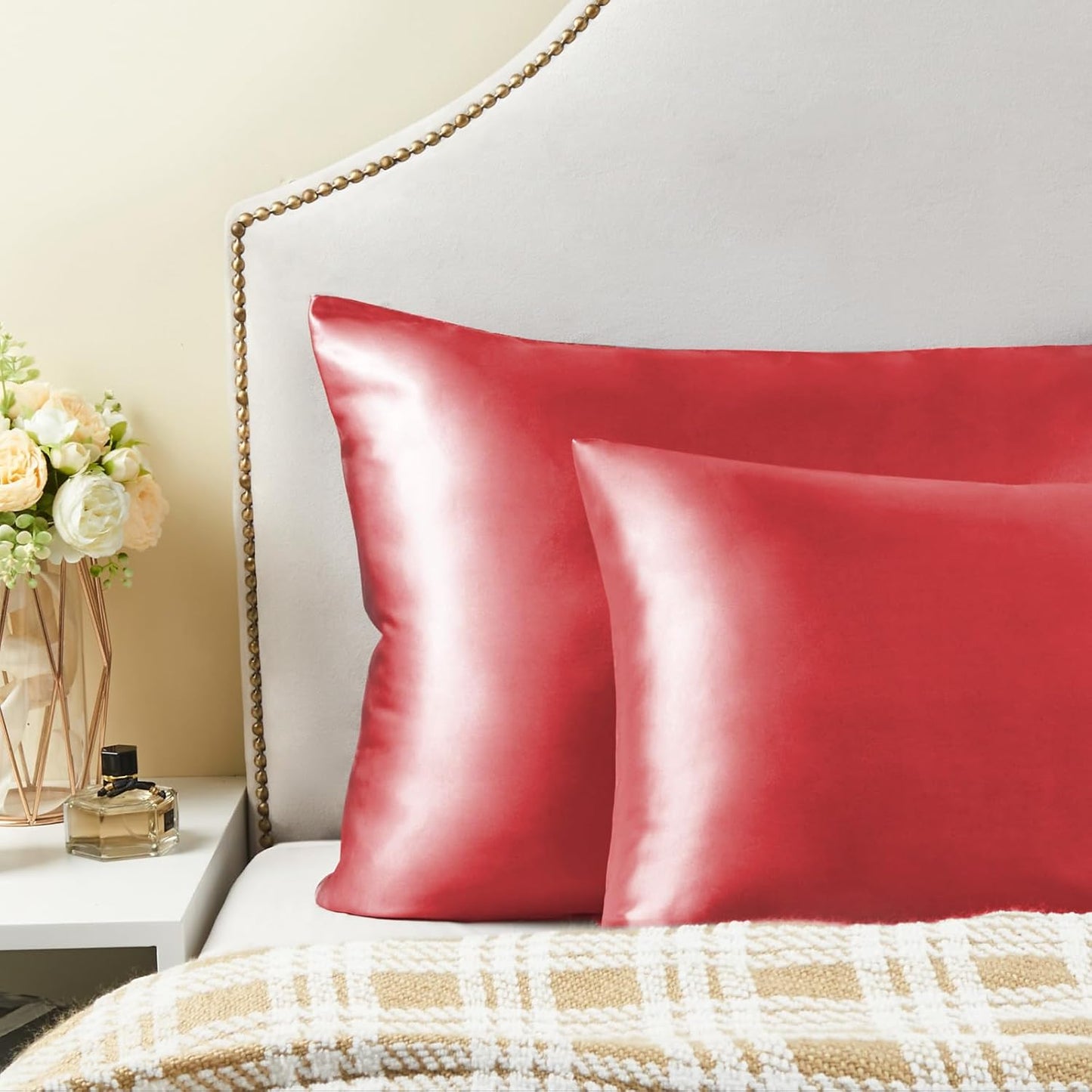 ALL DAY SILK Pillow Cover with Envelope Closure | Soft & Smooth Fabric | Elegant & Comfortable Bedroom Essential